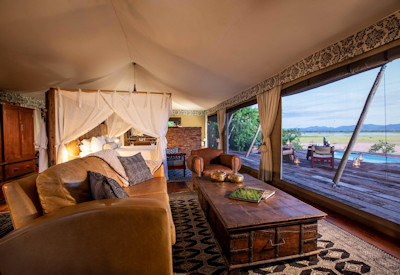 Tembo Plains Camp most luxurious Mana Pools Great Plains Conservation Zimbabwe