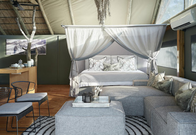 Victoria Falls River Lodge luxury twin suite amenities Zambezi National Park Zimbabwe