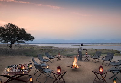 Zambezi Expeditions Camp Zambezi River floodplain location Mana Pools Zimbabwe