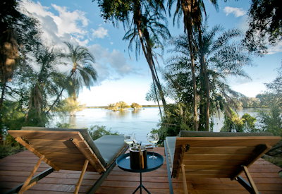 Thorntree River Lodge Victoria Falls white rhino Zambezi River cruise Zambia