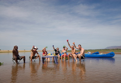 Mana Island Trail Safari Chirundu to Mana Pools 67km 4 days Zambezi River Zimbabwe