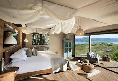 Nyamatusi Camp private plunge pool air conditioning Mana Pools Zimbabwe Luxury Safari